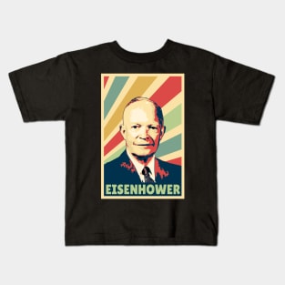 Dwight D. Eisenhower Vintage Colors Kids T-Shirt